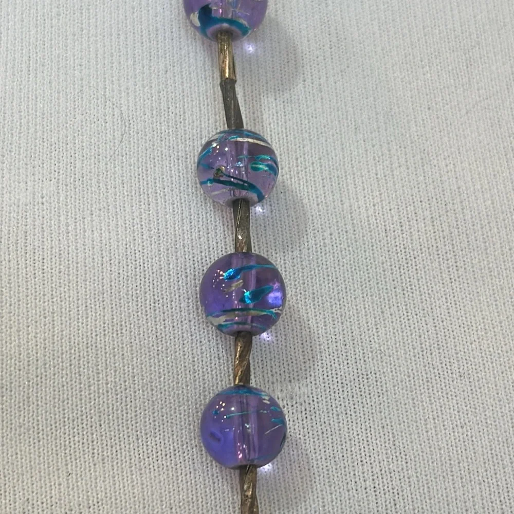 CRUZ DE CARAVACA PURPLE GEM SILVER SPACERS BEAUTIFUL ‎ CATHOLIC ROSARY